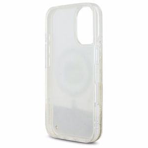 Hello Kitty Šķidrais Spīdums Fever Magnētiskais iPhone 16 Viedtālruņa apvalks - Zelta