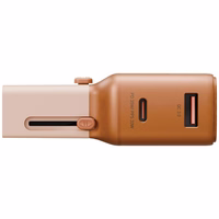 Tīkla lādētājs Energea TravelGo Adapter 35 USB-A/USB-C 35W oranžs