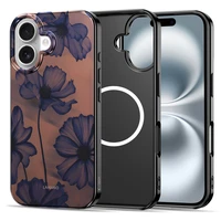 Tech-Protect Lamano MagSafe maciņš iPhone 16 brūni violets