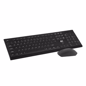 NanoRS bezvadu tastatūra un pele ar ergonomisku dizainu RS580