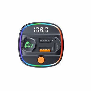Devia raidītājs FM Smart Bluetooth MP3 automašīnas lādētājs PD 30W 1x USB-C 2x USB 3A melns