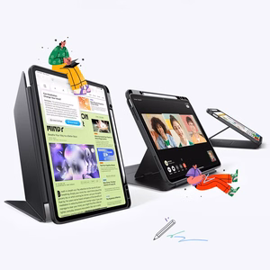 ESR Flip Hybrid viedtālruņa apvalks iPad Air 13" 1 / 2 (gen.) 2024-2025 - melns