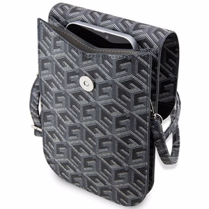 Guess rokassoma GUWBHGCFSEK melna GCube Stripe