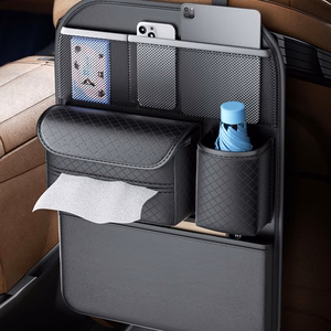 Auto organizators priekšējiem sēdekļiem ar nodalījumiem D03, melns