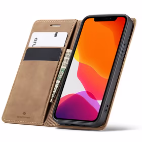 Spacecase maka maciņš iPhone 12 Mini gaiši brūns