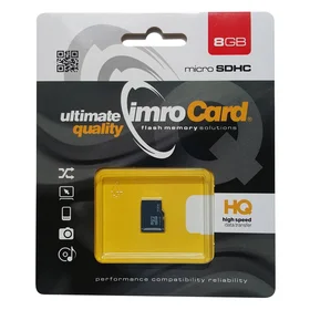 Imro atmiņas karte 8GB microSDHC cl. 4