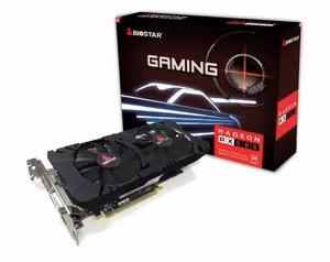 BIOSTAR Radeon RX 580 8GB GDDR5 grafiskā karte (VA5815RQ82)