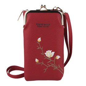 Adīts maciņš telefonam GCW17 sarkans