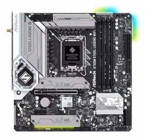 Asrock B760M Steel Legend WiFi mātesplate Intel B760 LGA 1700 micro ATX