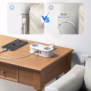 Orico APP 15.5W 5in1 strāvas sadalītājs 2x AC + 2x USB-A + 1x USB-C - balts
