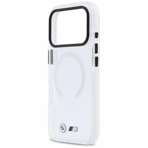 BMW M IML Shockproof Metal Logos MagSafe чехол для iPhone 17 Pro прозрачный