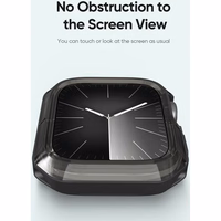 DUX DUCIS apvalks TAMO Apple Watch 10 sērijai 46 mm caurspīdīgs ar melnu