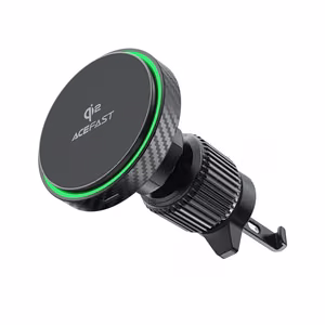 Acefast D33 Car Holder with Qi2 15W Magnetic Charger for Air Vent - Black