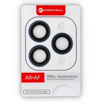 Forcell Premium rūdīts kameras lēcas stikls – iPhone 15 Pro / 15 Pro Max zilā titāna krāsā