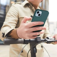 Matēts viedtālruņa apvalks IPHONE XR tumši zaļš