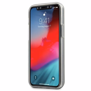 Guess GUHCP12SPCUMPTBK iPhone 12 mini 5.4" чёрный/чёрный жёсткий чехол Metallic Collection