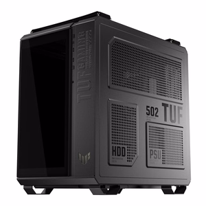 ASUS TUF Gaming GT502 Horizon datora korpuss MidiTower caurspīdīgs panelis ATX melns