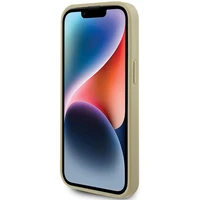 Guess Perforēts 4G Glitter Viedtālruņa apvalks iPhone 15 - zelts