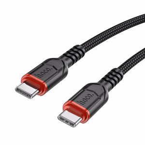 Kabelis USB C uz USB C Hoco 3A 60W 3 m X59 melns