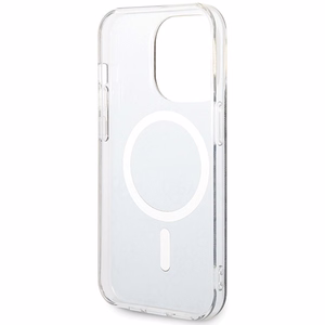 Guess IML 4G magnētiskais viedtālruņa apvalks iPhone 15 Pro - melns
