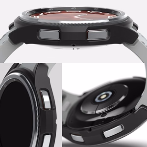 Ringke Slim 2 daļu viedtālruņa apvalks Samsung Galaxy Watch 6 Classic 43mm - melns un caurspīdīgs