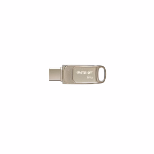 Patriot Memory Tab T560 64GB USB zibatmiņa Dual USB 120MB/s (PS64GT560DS5D) sudraba