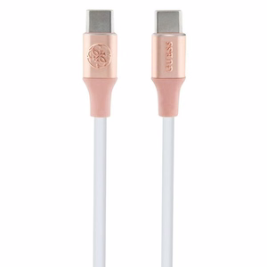 Guess Ebossed Logo USB-C / USB-C Cable 1.5m Fast Charging - Pink