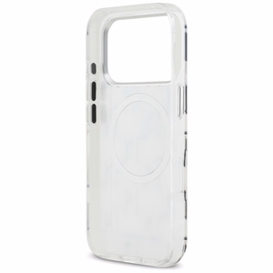 Karl Lagerfeld IML KL Monogramma Magnētiskais viedtālruņa apvalks iPhone 17 Pro - balts