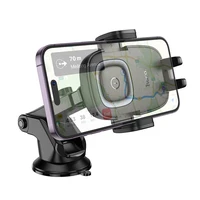 Automašīnas tālruņa turētājs indukcijas Hoco 15W centrālā konsole HW32 melns