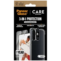 CARE by PanzerGlass Flagship 3in1 apvalks, stikls un lēcas aizsargs Samsung Galaxy A56 5G - caurspīdīgs
