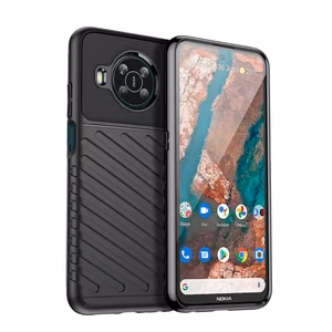 Thunder viedtālruņa apvalks elastīgs bruņu apvalks Nokia X100 melna