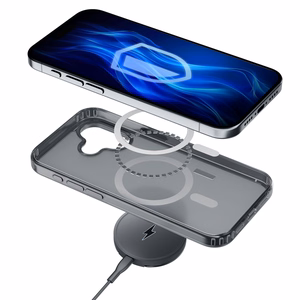 3mk Frosty MagCase viedtālruņa apvalks priekš iPhone 16 - melns