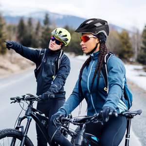 Wozinsky MTB velosipēda ķivere ar noņemamu nagu, viegla L - melns un sudrabs