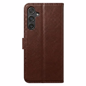 Smart Luxe ādas maciņš Samsung Galaxy A54 5G brūns