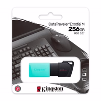 Kingston zibatmiņa DataTraveler Exodia M DTXM 256GB zaļš
