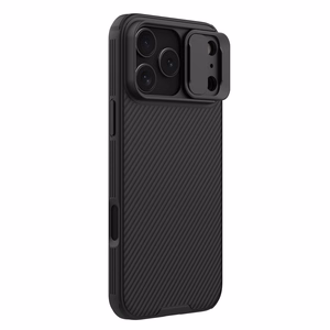 Nillkin CamShield Pro Magnētiskais viedtālruņa apvalks saderīgs ar MagSafe iPhone 17 Pro Max - melns