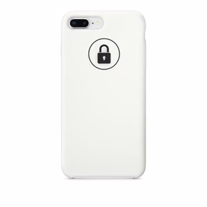 Tālruņa maciņš „Silicone Case“ iPhone 7 Plus (8 Plus) / balts / iepakojumā