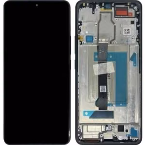 LCD ekrāns Xiaomi Poco F6 ar skārienjutīgo ekrānu ar rāmi melns oriģināls (service pack)
