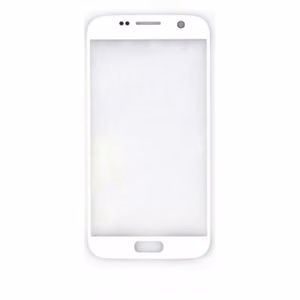 Ārējais ekrāna stikls priekš Samsung G930 S7, balts, HQ