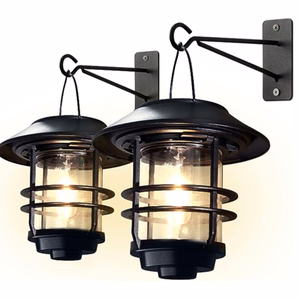 Forever Light Solar LED lampa lantern SUNARI FLS-40 melns