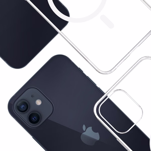 3mk caurspīdīgs magnētiskais viedtālruņa apvalks Apple iPhone 12/12 Pro