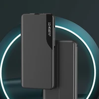 Eco Leather View Case viedtālruņa apvalks Samsung Galaxy S23+ ar atveramu statīvu sarkans