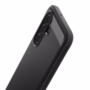 Spigen izturīgs bruņots viedtālruņa apvalks Samsung Galaxy A17 - matēti melns