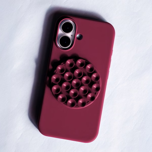 Silikona Stick maciņš for iPhone 17 6,3" tumši sarkans