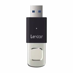 Lexar F35pro USB 3.2 64GB zibatmiņa ar pirkstu nospiedumu atpazīšanu