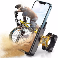 Wozinsky metal bicycle phone turētājs, scooters melns (WBHBK3)