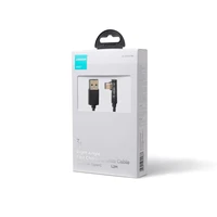 Joyroom spēļu kabelis S-UC027A6 USB-C (leņķveida) / USB-A (taisns) 3A 1.2m - melns