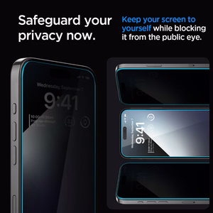 Spigen Glas.tR EZ Fit Privacy закалённое стекло для iPhone 15 Plus