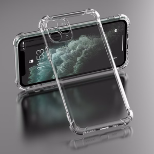 Caurspīdīgs Anti Shock 1,5 mm maciņš ar kameras aizsardzību iPhone 17 Pro 6,3" / iPhone 18 Pro 6,3"