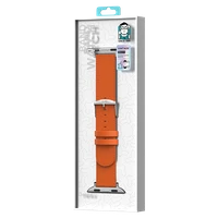 Benks Vintaža ādas pulksteņa siksna Apple Watch 42/44/45/49 - balta (f)